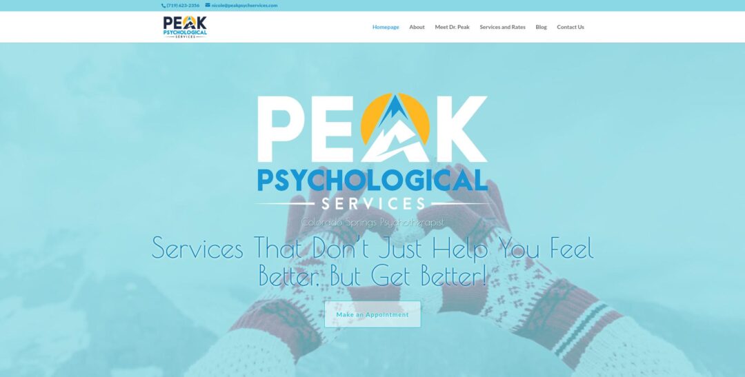 website for a psychotherapist