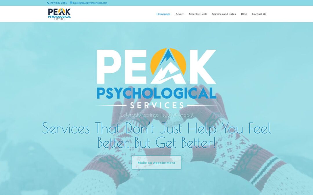 A Simple Website for a Psychotherapist