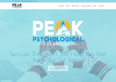 A Simple Website for a Psychotherapist